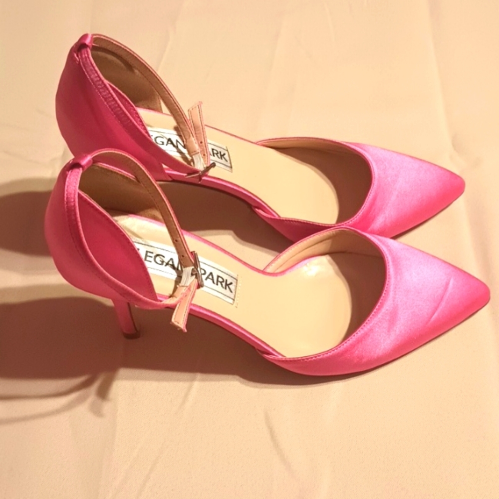 Elegantpark  women's pointed toe high heels